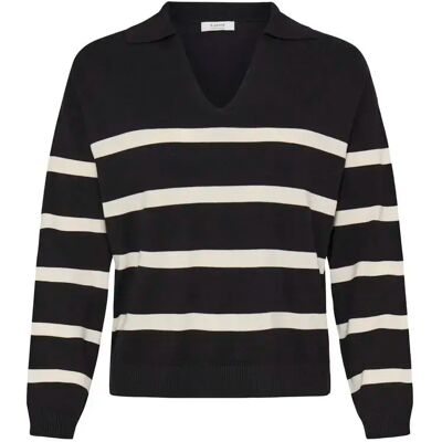 Polo-Shirt Damen b.young BYMmorla Jumper Noir XS Femme Polo-Shirt Damen b.young BYMmorla Jumper Noir XS Femme