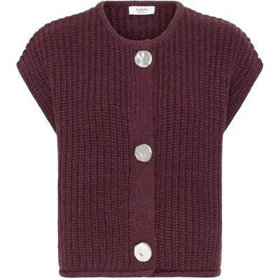 Ärmelloser Pullover Damen b.young Norma Marron XL Femme Ärmelloser Pullover Damen b.young Norma Marron XL Femme