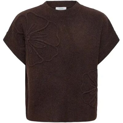 Ärmelloser Pullover Damen b.young Omea Deco Marron 2XL Femme Ärmelloser Pullover Damen b.young Omea Deco Marron 2XL Femme