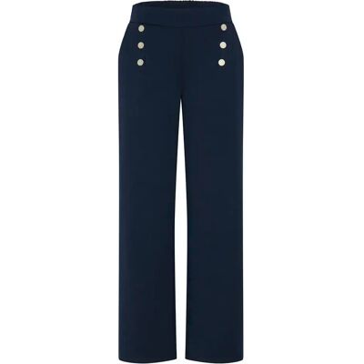 Damen Knopf Hose b.young BYRizetta Bleu M Femme Damen Knopf Hose b.young BYRizetta Bleu M Femme