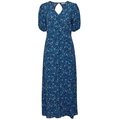 Kleid Damen b.young Byflouri Bleu 34 Femme Kleid Damen b.young Byflouri Bleu 34 Femme
