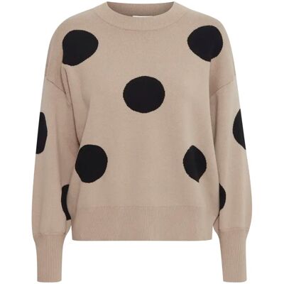 Punktpullover für Frauen b.young Omme Beige XS Femme Punktpullover für Frauen b.young Omme Beige XS Femme