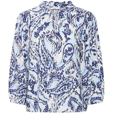 Langärmelige Bluse, Damen b.young MmJoella Bleu 34 Femme Langärmelige Bluse, Damen b.young MmJoella Bleu 34 Femme