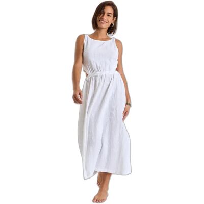 Kleid Damen Banana Moon Heloise Cheryll Blanc S Femme Kleid Damen Banana Moon Heloise Cheryll Blanc S Femme