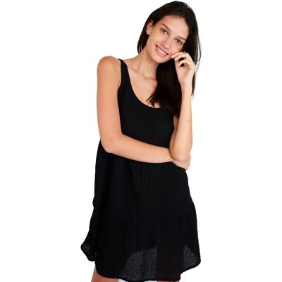 Kleid Damen Banana Moon Napuka Lightup Noir M Femme Kleid Damen Banana Moon Napuka Lightup Noir M Femme
