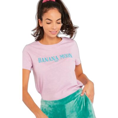 T-Shirt Frau Banana Moon Slippy Seacoco Violet M Femme T-Shirt Frau Banana Moon Slippy Seacoco Violet M Femme