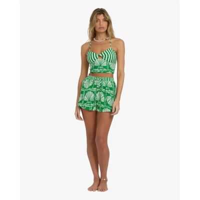 Crop-Top Damen Billabong Sea Shell Vert S Femme Crop-Top Damen Billabong Sea Shell Vert S Femme