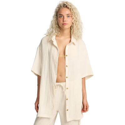 Damenhemd Billabong Feelin Fine Blanc XS Femme Damenhemd Billabong Feelin Fine Blanc XS Femme