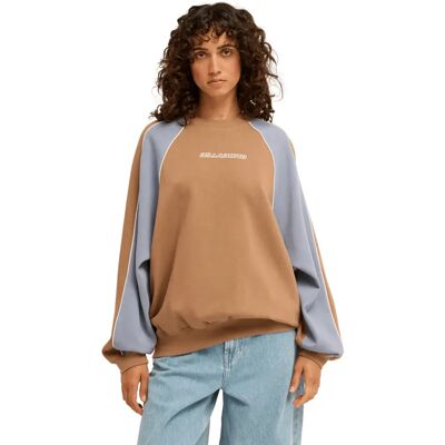 Sweatshirt Damen Billabong Cool Times Crew Marron S Femme Sweatshirt Damen Billabong Cool Times Crew Marron S Femme