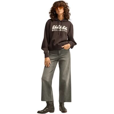 Hoodie Damen Billabong Surfing In Town Noir M Femme Hoodie Damen Billabong Surfing In Town Noir M Femme