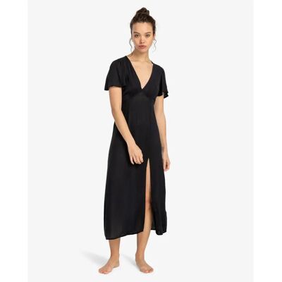Kleid Damen Billabong Jet Set Midi Noir M Femme Kleid Damen Billabong Jet Set Midi Noir M Femme