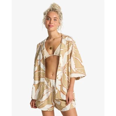 Damenhemd Billabong Beach Side Beige XS Femme Damenhemd Billabong Beach Side Beige XS Femme