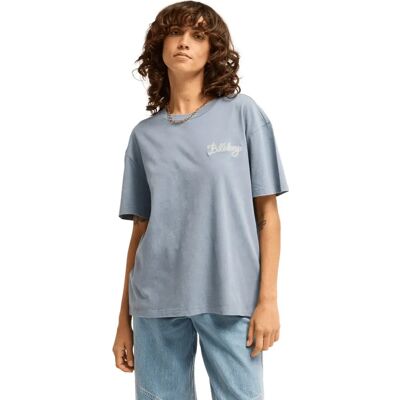 Damen T-Shirt Billabong Every Other Shell Bleu S Femme Damen T-Shirt Billabong Every Other Shell Bleu S Femme