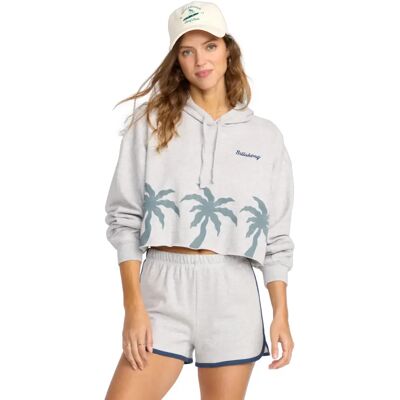 Hoodie Damen Billabong Triple Palms Gris XS Femme Hoodie Damen Billabong Triple Palms Gris XS Femme