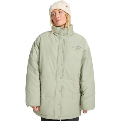 Damen-Daunenjacke Billabong Magic Puffer Vert S Femme Damen-Daunenjacke Billabong Magic Puffer Vert S Femme