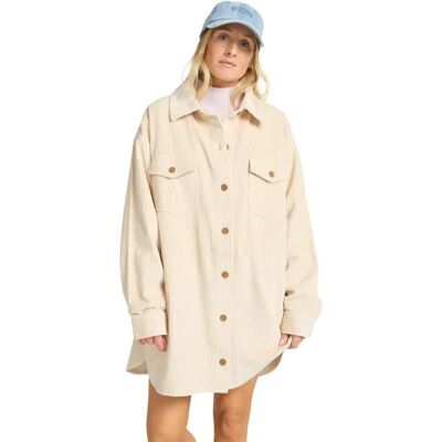 Hemdkleid Damen Billabong Winter Ocean Beige L Femme Hemdkleid Damen Billabong Winter Ocean Beige L Femme