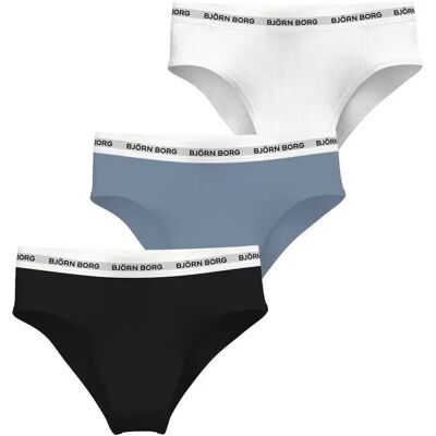 Höschen mit hoher Taille, Damen Björn Borg Logo Brief (x3) Multicolore S Femme Höschen mit hoher Taille, Damen Björn Borg Logo Brief (x3) Multicolore S Femme
