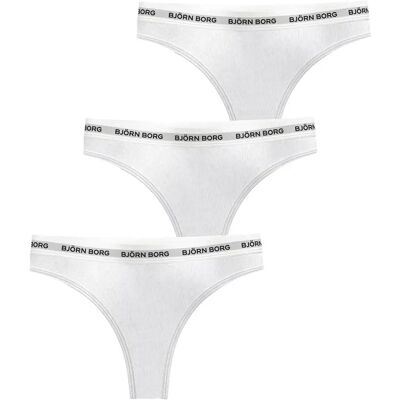 String Damen Björn Borg Logo (x3) Blanc XS Femme String Damen Björn Borg Logo (x3) Blanc XS Femme