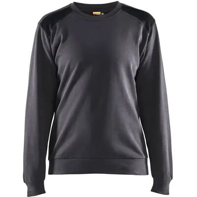 Sweatshirt mit Rundhalsausschnitt, zweifarbig, Damen Blaklader Gris L Femme Sweatshirt mit Rundhalsausschnitt, zweifarbig, Damen Blaklader Gris L Femme
