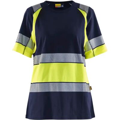 Zweifarbiges T-Shirt class 1 Frau Blaklader Bleu L Femme Zweifarbiges T-Shirt class 1 Frau Blaklader Bleu L Femme