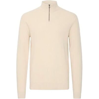 Pullover 1/2 Reißverschluss Damen Blend Badal Gris XL Femme Pullover 1/2 Reißverschluss Damen Blend Badal Gris XL Femme