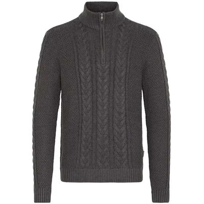 Rollkragenpullover Damen Blend Basim Gris 2XL Femme Rollkragenpullover Damen Blend Basim Gris 2XL Femme