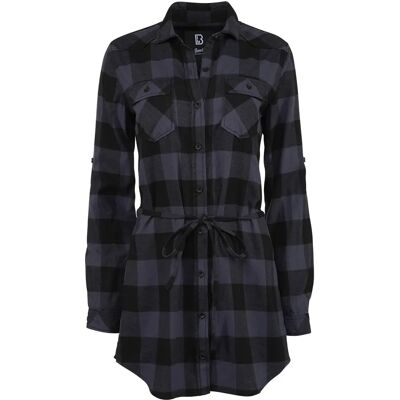 Hemdkleid langarm Damen Brandit Lucy Noir M Femme Hemdkleid langarm Damen Brandit Lucy Noir M Femme