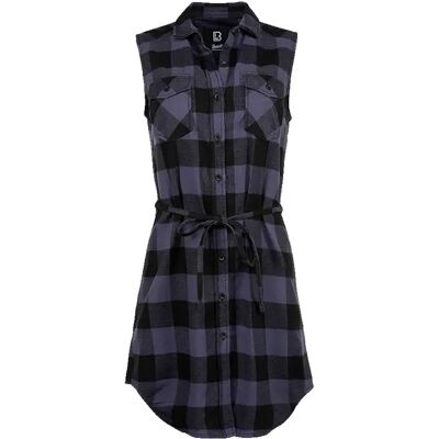 Ärmelloses Hemdkleid Damen Brandit Gracey Noir S Femme Ärmelloses Hemdkleid Damen Brandit Gracey Noir S Femme