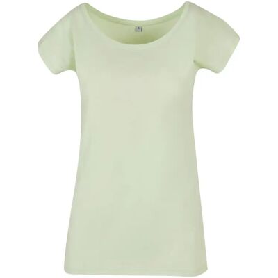 Damen T-Shirt mit weitem Ausschnitt Build Your Brand Vert 4XL Femme Damen T-Shirt mit weitem Ausschnitt Build Your Brand Vert 4XL Femme