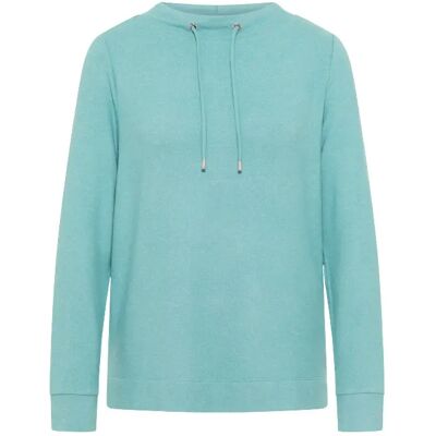 Hoodie Damen Cecil Cosy Melange Bleu M Femme Hoodie Damen Cecil Cosy Melange Bleu M Femme