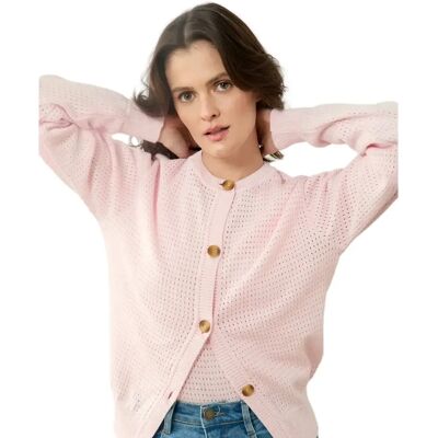 Strickjacke, Damen Clotsy Brand Dària Rose S/M Femme Strickjacke, Damen Clotsy Brand Dària Rose S/M Femme