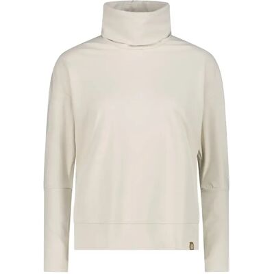 Pullover mit Rundhalsausschnitt Damen CMP Blanc 2XS Femme Pullover mit Rundhalsausschnitt Damen CMP Blanc 2XS Femme