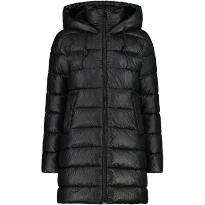 Lange Kapuzenjacke Damen CMP 3D Effect Noir 2XS Femme Lange Kapuzenjacke Damen CMP 3D Effect Noir 2XS Femme