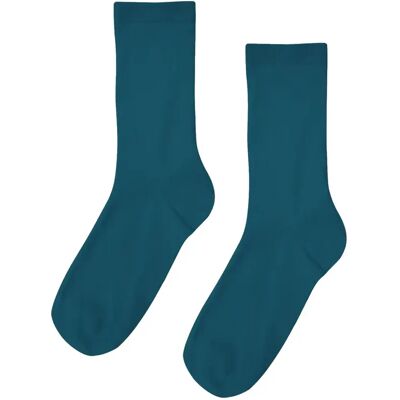 Socken Baumwolle für Damen Colorful Standard Classic Organic Ocean Green Vert TU Femme Socken Baumwolle für Damen Colorful Standard Classic Organic Ocean Green Vert TU Femme