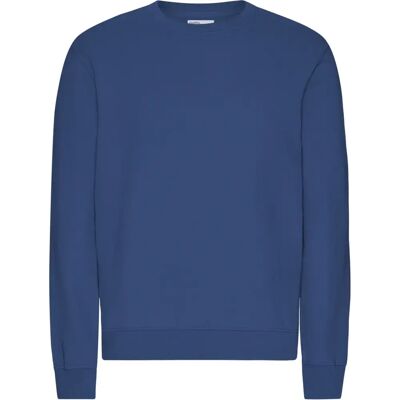 Pullover Colorful Standard Classic Organic Marine Blue Bleu M Mixte Pullover Colorful Standard Classic Organic Marine Blue Bleu M Mixte
