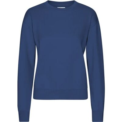 Sweatshirt mit Rundhalsausschnitt, Damen Colorful Standard Classic Organic Marine Blue Bleu M Femme Sweatshirt mit Rundhalsausschnitt, Damen Colorful Standard Classic Organic Marine Blue Bleu M Femme