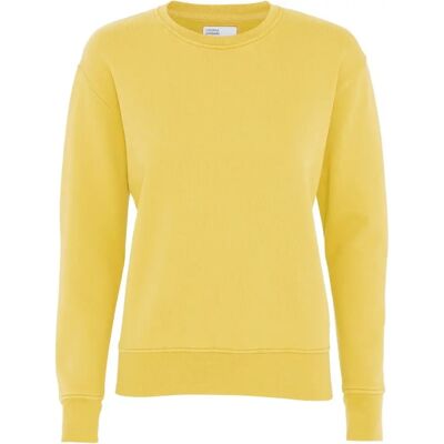 Pullover mit Rundhalsausschnitt Frau Colorful Standard Classic Organic lemon yellow Jaune M Femme Pullover mit Rundhalsausschnitt Frau Colorful Standard Classic Organic lemon yellow Jaune M Femme