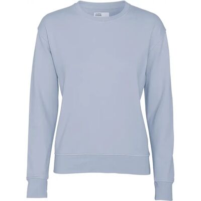 Pullover mit Rundhalsausschnitt Frau Colorful Standard Classic Organic powder blue Bleu M Femme Pullover mit Rundhalsausschnitt Frau Colorful Standard Classic Organic powder blue Bleu M Femme