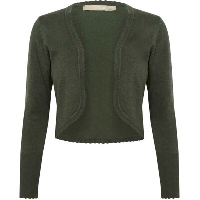Strickjacke, Damen CULTURE Annemarie Vert L Femme Strickjacke, Damen CULTURE Annemarie Vert L Femme