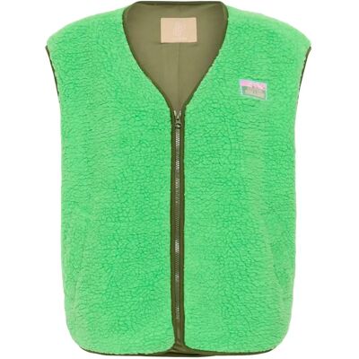 Ärmellose Fleecejacke Damen CULTURE CUCatina Vert L Femme Ärmellose Fleecejacke Damen CULTURE CUCatina Vert L Femme