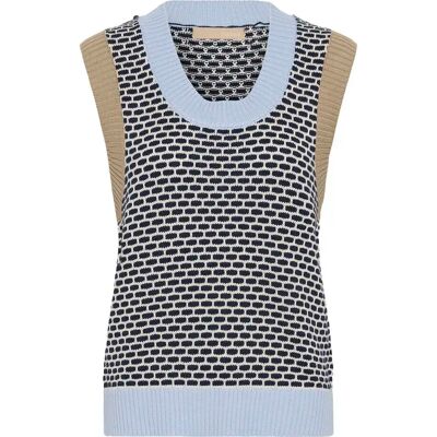 Ärmelloser Pullover Damen CULTURE Crona Bleu S Femme Ärmelloser Pullover Damen CULTURE Crona Bleu S Femme