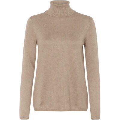 Pullover mit weitem Rollkragen, Damen CULTURE Annemarie Beige S Femme Pullover mit weitem Rollkragen, Damen CULTURE Annemarie Beige S Femme