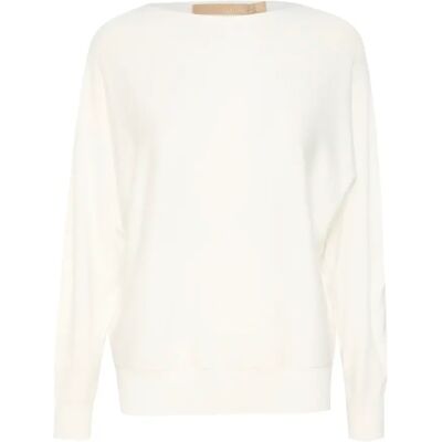 Damen Batwing-Pullover CULTURE Annemarie Blanc 2XL Femme Damen Batwing-Pullover CULTURE Annemarie Blanc 2XL Femme