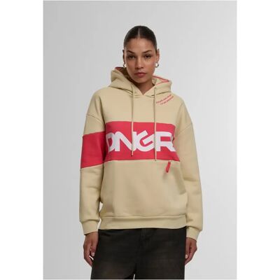 Oversized Hoodie Damen Dangerous DNGRS Trust Beige S Femme Oversized Hoodie Damen Dangerous DNGRS Trust Beige S Femme
