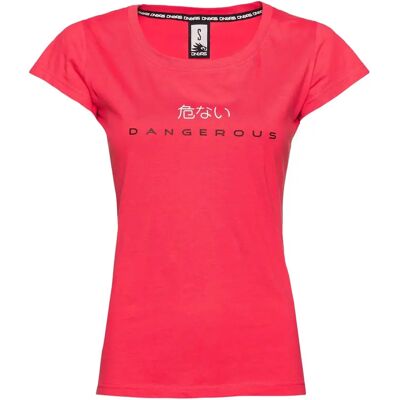 T-Shirt Dangerous DNGRS Loud Rose XS Femme T-Shirt Dangerous DNGRS Loud Rose XS Femme