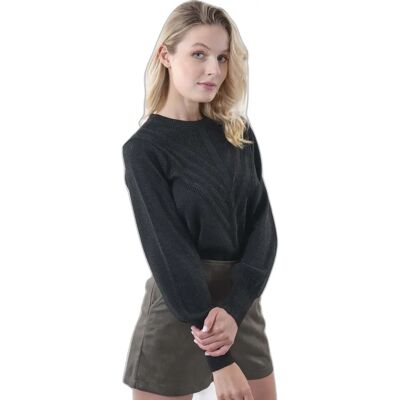 Pullover Damen Deeluxe Chloe Noir XL Femme Pullover Damen Deeluxe Chloe Noir XL Femme