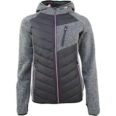 Zweireihige Kapuzenjacke, Damen Degré Celsius Alberry Noir M Femme Zweireihige Kapuzenjacke, Damen Degré Celsius Alberry Noir M Femme