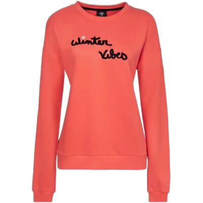 Sweatshirt Damen DEGRE7 Roses Rose 40 Femme Sweatshirt Damen DEGRE7 Roses Rose 40 Femme