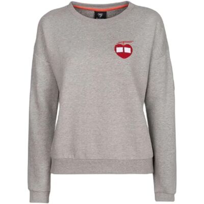 Sweatshirt Damen DEGRE7 Roses Gris 46 Femme Sweatshirt Damen DEGRE7 Roses Gris 46 Femme