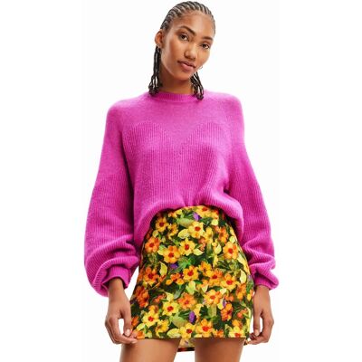 Pullover uni transparent Frau Desigual Rose 2XL Femme Pullover uni transparent Frau Desigual Rose 2XL Femme
